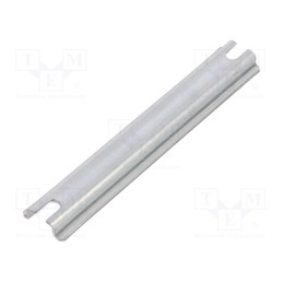 10 pcs : 9820005 - DIN rail, steel, W: 15mm, L: 88mm, ALN061005, Plating: zinc