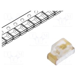 20 pcs : KP-1608QBC-D - LED, SMD, 0603, blue, 40÷100mcd, 1.6x0.8x1.1mm, 130°, 3.3÷4V, 20mA