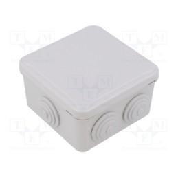 10 pcs : EP088 - Enclosure: junction box, X: 88mm, Y: 88mm, Z: 52mm