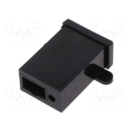10 pcs : KM-58/BK - Enclosure: multipurpose, X: 33mm, Y: 53mm, Z: 20mm, with fixing lugs