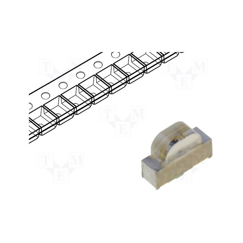 20 pcs : KPA-3010SURCK - LED, SMD, 1104, red, 120÷220mcd, 3x2x1mm, 120°, 1.95÷2.5V, 20mA, 75mW