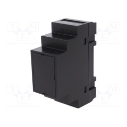 10 pcs : Z106 ABS V0 - Enclosure: for DIN rail mounting, Y: 90mm, X: 35mm, Z: 65mm, ABS
