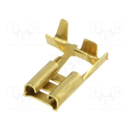 50 pcs : BM 01195 - Terminal: flat, 6.3mm, 0.8mm, female, 0.5÷1mm2, crimped, for cable