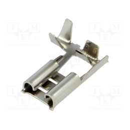 50 pcs : BM 01196 - Terminal: flat, 6.3mm, 0.8mm, female, 0.5÷1mm2, crimped, for cable