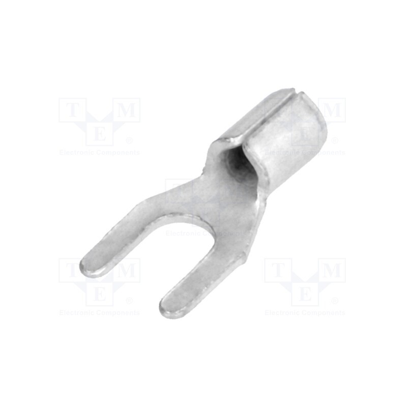 50 pcs : BM 01214 - Tip: fork, M3,5, 1.5÷2.5mm2, crimped, for cable, non-insulated