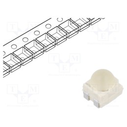 10 pcs : LS E65B-V1BB-1-1 - LED, SMD, PLCC4, red, 710÷2800mcd, 3x3.4x3.5mm, 60°, 1.9÷2.5V, 50mA