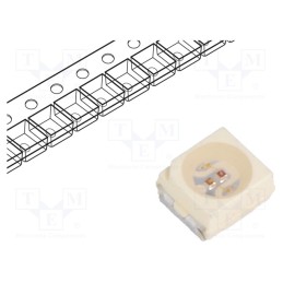 10 pcs : VLMV3100-GS08 - LED, SMD, 3528,PLCC3, red/green, 3.5x2.8x1.75mm, 120°, 2÷3/2.2÷3V