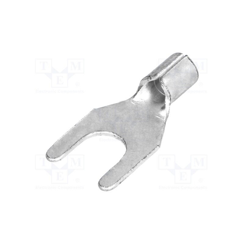 50 pcs : BM 01226 - Tip: fork, M5, 1.5÷2.5mm2, crimped, for cable, non-insulated, 5.2mm