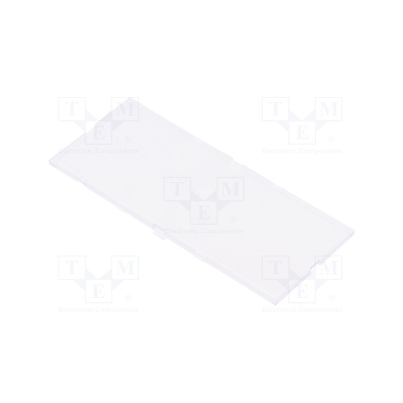 10 pcs : P05060721F - Front panel, without frame,with holder, transparent