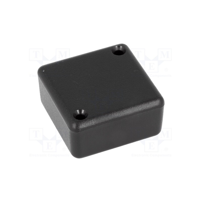 10 pcs : 1551PBK - Enclosure: multipurpose, X: 40mm, Y: 40mm, Z: 20mm, 1551, ABS, black