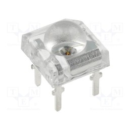 10 pcs : OSY5PAZE31D - LED Super Flux, 7.62x7.62mm, yellow, 10000÷12000mcd, 30°, 50mA