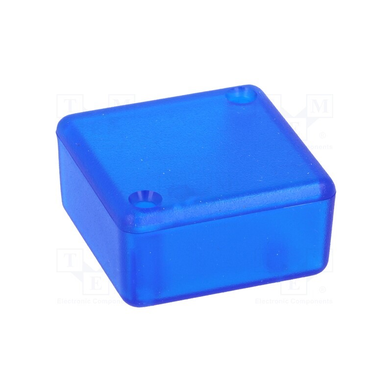 10 pcs : 1551PTBU - Enclosure: multipurpose, X: 40mm, Y: 40mm, Z: 20mm, 1551, ABS, blue