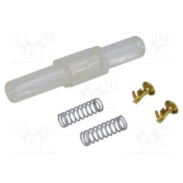 10 pcs : - Fuse holder, cylindrical fuses, 5x20mm,6.3x32mm, transparent