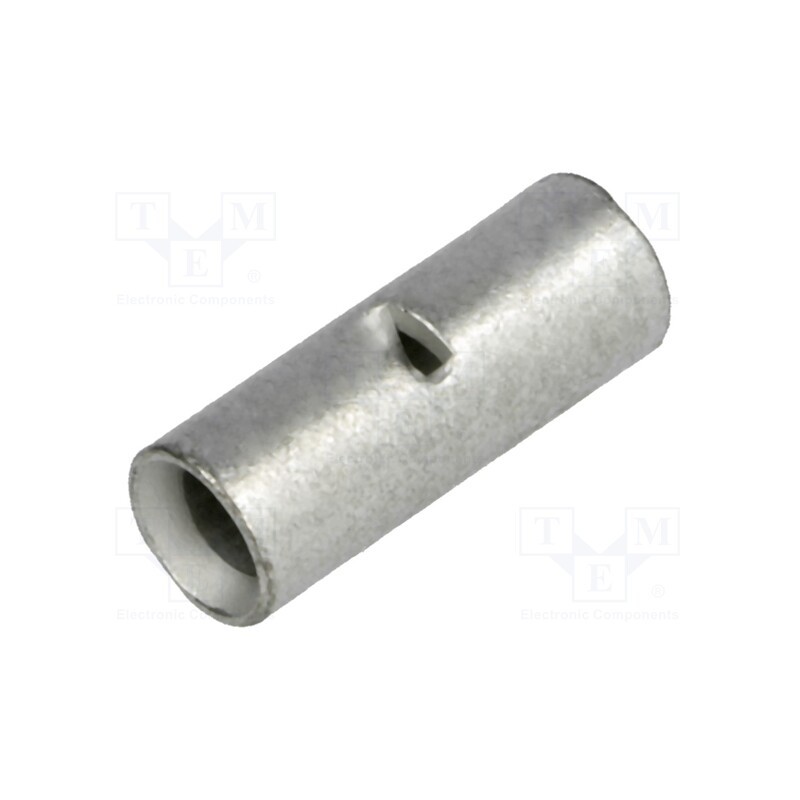 50 pcs : BM 01360 - Tip: butt splice, non-insulated, copper, 4÷6mm2, tinned, crimped