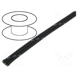 10 m : - Braid, polyester, Package: 100m, ØBraid : 3÷7,nom.4mm, dark grey