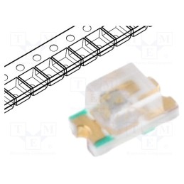10 pcs : LL-S190PGC-G51B - LED, SMD, 0603, green, 95÷145mcd, 1.6x0.8x0.6mm, 140°, 3.5÷4V, 20mA