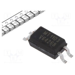 10 pcs : TCMT1103 - Optocoupler, SMD, Ch: 1, OUT: transistor, Uinsul: 3.75kV, Uce: 70V