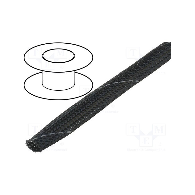 10 m : - Braid, polyester, Package: 100m, ØBraid : 11÷17,nom.12mm