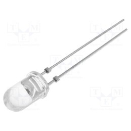 10 pcs : TSHA5202 - IR transmitter, 5mm, 875nm, transparent, 210mW, 12°, THT