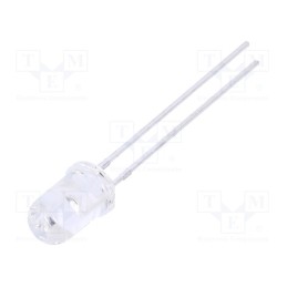 10 pcs : TSHG6210 - IR transmitter, 5mm, 850nm, transparent, 230mW, 10°, THT, 1.5÷1.8V