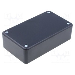 10 pcs : Z77 ABS - Enclosure: multipurpose, X: 71mm, Y: 124mm, Z: 38mm, ABS, black