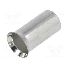 50 pcs : BM 01517 - Tip: bootlace ferrule, non-insulated, copper, 35mm2, 18mm, tinned