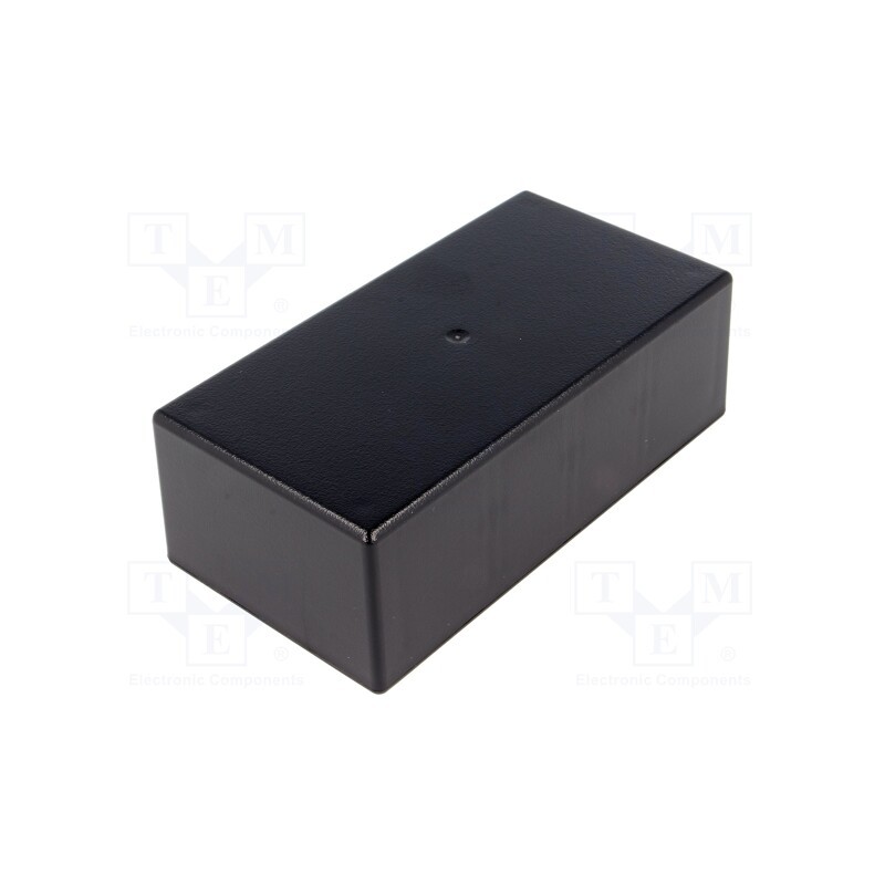 10 pcs : G1022B - Enclosure: multipurpose, X: 68mm, Y: 130mm, Z: 44mm, ABS, black