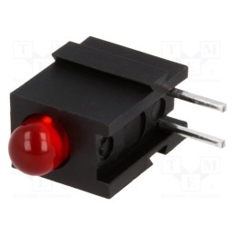 10 pcs : L-1384AL/1ID - LED, in housing, red, 3.4mm, No.of diodes: 1, 20mA, 60°, 2÷2.5V