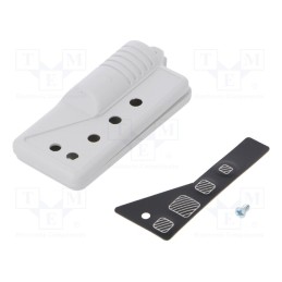 10 pcs : P-11B/4/GY - Enclosure: for remote controller, X: 29mm, Y: 62mm, Z: 10mm