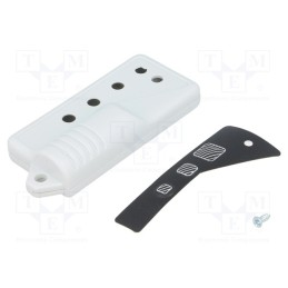 10 pcs : P-11B/3/GY - Enclosure: for remote controller, X: 29mm, Y: 62mm, Z: 10mm