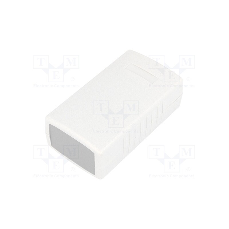 10 pcs : G434 - Enclosure: with panel, X: 50mm, Y: 90mm, Z: 32mm, ABS, light grey