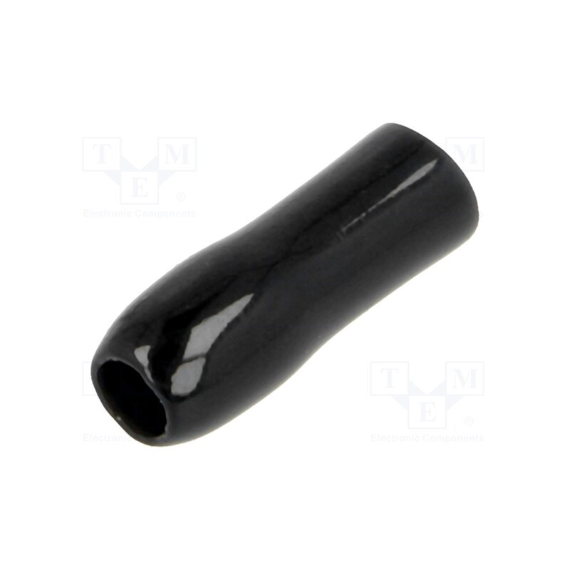 100 pcs : BM 81001 - Protection, 1.5mm2, for ring tube terminals, 15mm, black