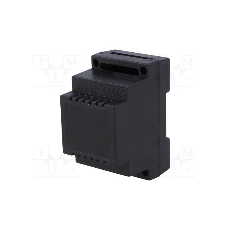 10 pcs : Z102 ABS V0 - Enclosure: for DIN rail mounting, Y: 89mm, X: 53mm, Z: 65mm, ABS