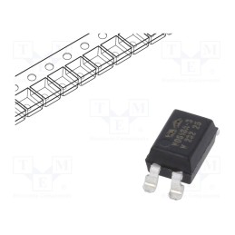 10 pcs : VO618A-3X017T - Optocoupler, SMD, Ch: 1, OUT: transistor, Uinsul: 5.3kV, Uce: 80V