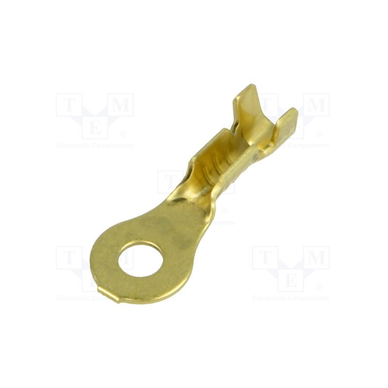 50 pcs : BM 91103 - Tip: ring, M3, 0.5÷1mm2, crimped, for cable, non-insulated, brass