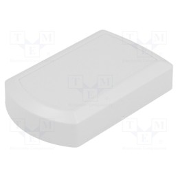 10 pcs : KM-100 GY - Enclosure: multipurpose, X: 57mm, Y: 92mm, Z: 22mm, ABS, grey, screwed