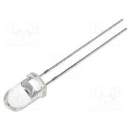 10 pcs : TSHA6203 - IR transmitter, 5mm, 870nm, transparent, 210mW, 24°, THT