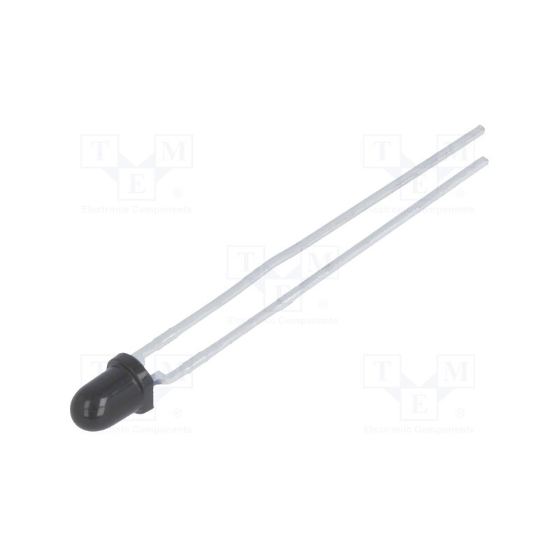 10 pcs : SFH 309 FA - Phototransistor, 3mm, λp max: 900nm, 35V, 12°, λd: 730÷1120nm, 165mW