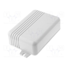 10 pcs : KM-54P GY - Enclosure: multipurpose, X: 64mm, Y: 90mm, Z: 32mm, with fixing lugs