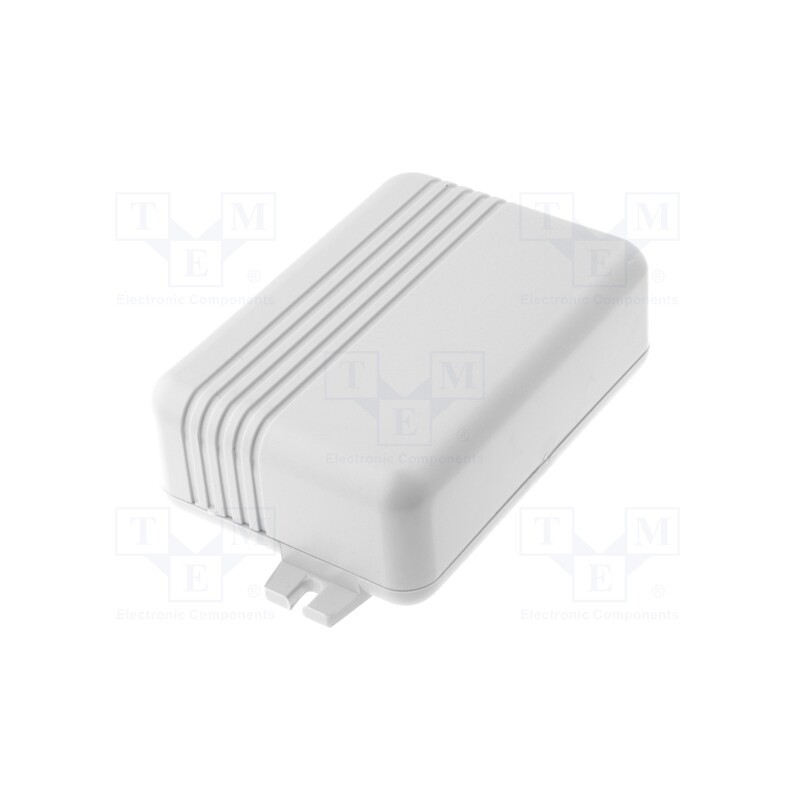 10 pcs : KM-54P GY - Enclosure: multipurpose, X: 64mm, Y: 90mm, Z: 32mm, with fixing lugs