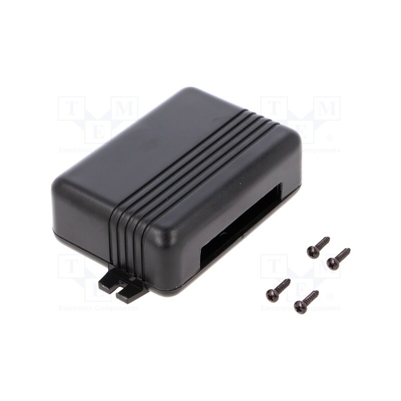 10 pcs : KM-54 BK - Enclosure: multipurpose, X: 63mm, Y: 90mm, Z: 32mm, with fixing lugs