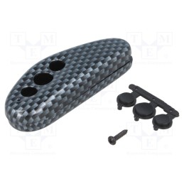 10 pcs : P-24T2 -AS - Enclosure: for remote controller, X: 26mm, Y: 68mm, Z: 16mm