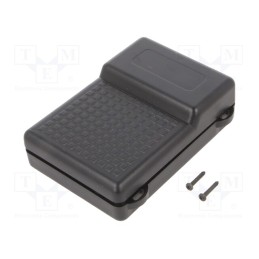10 pcs : KM-320BK - Enclosure: desktop, X: 71.6mm, Y: 97.9mm, Z: 30mm, ABS, black