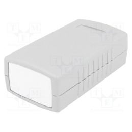 10 pcs : G404 - Enclosure: with panel, X: 50mm, Y: 90mm, Z: 32mm, ABS, dark grey, IP54