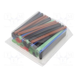 10 set : WET0031 - Set of heat shrink sleeves, 2: 1, 90mm, polyolefine, 36pcs.