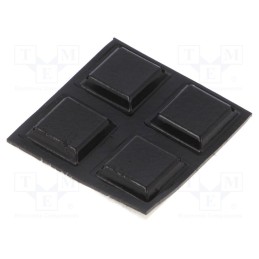10 pcs : PA/4.9 - Accessories: Quick mounting feet, for enclosures