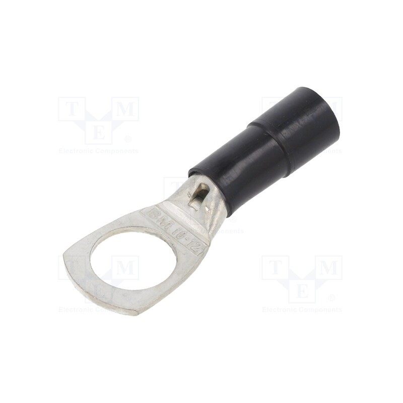 50 pcs : BM004491 - Tip: ring tube, M12, Ø: 12.2mm, 10mm2, crimped, for cable, insulated