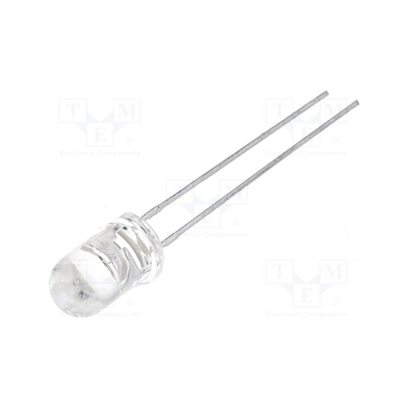 20 pcs : L-53F3C - IR transmitter, 5mm, 940nm, transparent, 20mW, 30°, THT