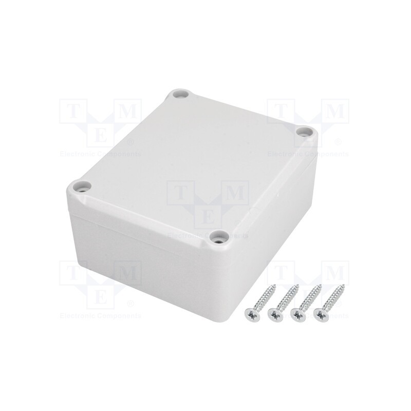 10 pcs : Z54J PS - Enclosure: multipurpose, X: 74mm, Y: 89mm, Z: 41mm, polystyrene, grey