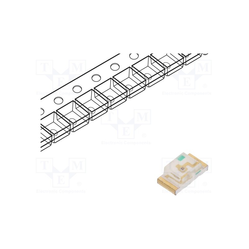 20 pcs : KP-3216SYC - LED, SMD, 1206, yellow, 120÷200mcd, 3.2x1.6x1.1mm, 140°, 2÷2.5V